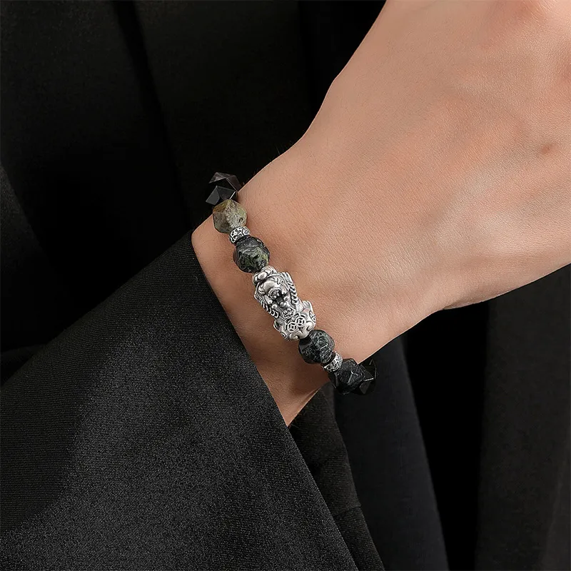 QIDUYINSHI 999 Fine Silver Bracelets Unisex-3