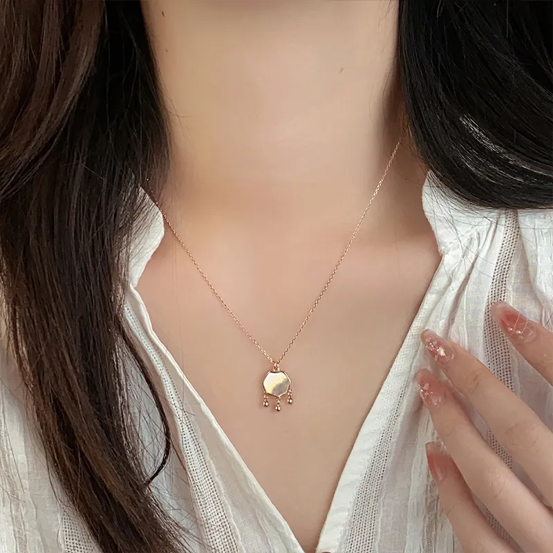 QIDUYINSHI S925 Silver Necklaces Women's-6