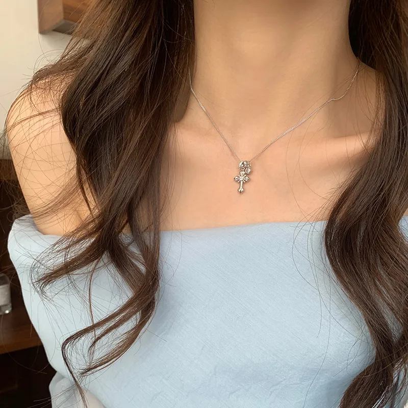 QIDUYINSHI S925 Silver Necklaces Unisex-2