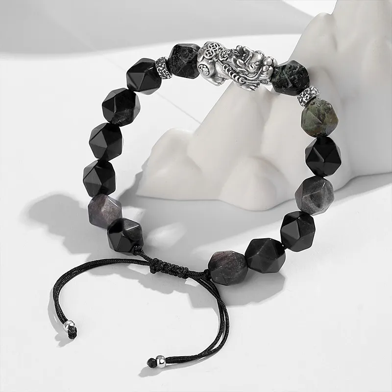 QIDUYINSHI 999 Fine Silver Bracelets Unisex-1