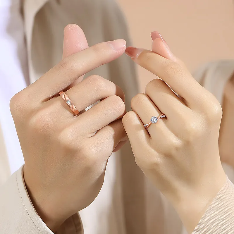 QIDUYINSHI S925 Silver Rings Unisex-5