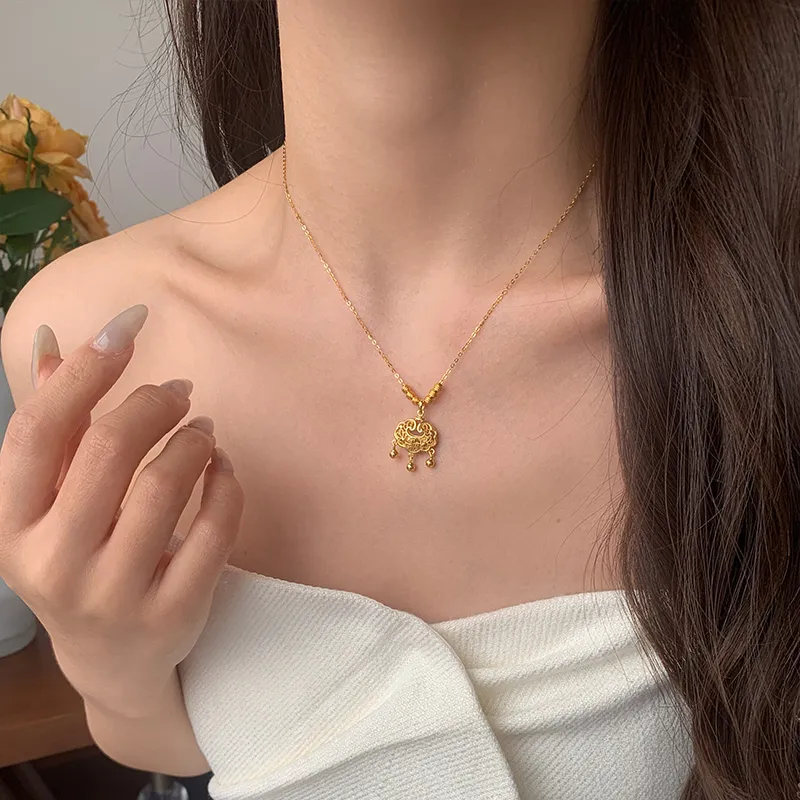 QIDUYINSHI 925 Sterling Silver Necklaces Women's-6