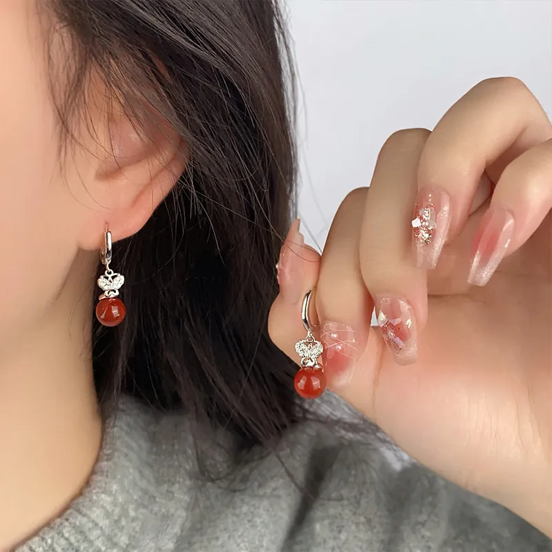 QIDUYINSHI S925 Silver Earrings Women's-7