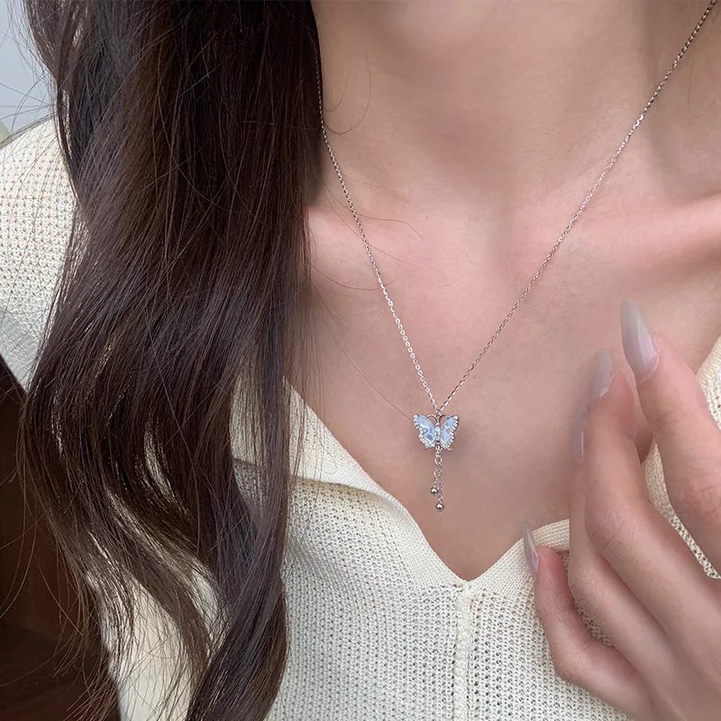 QIDUYINSHI S925 Silver Necklaces Women's-4