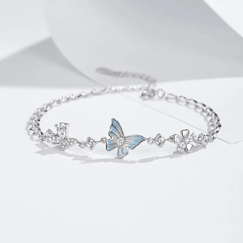 QIDUYINSHI S925 Silver Bracelets Women's-2