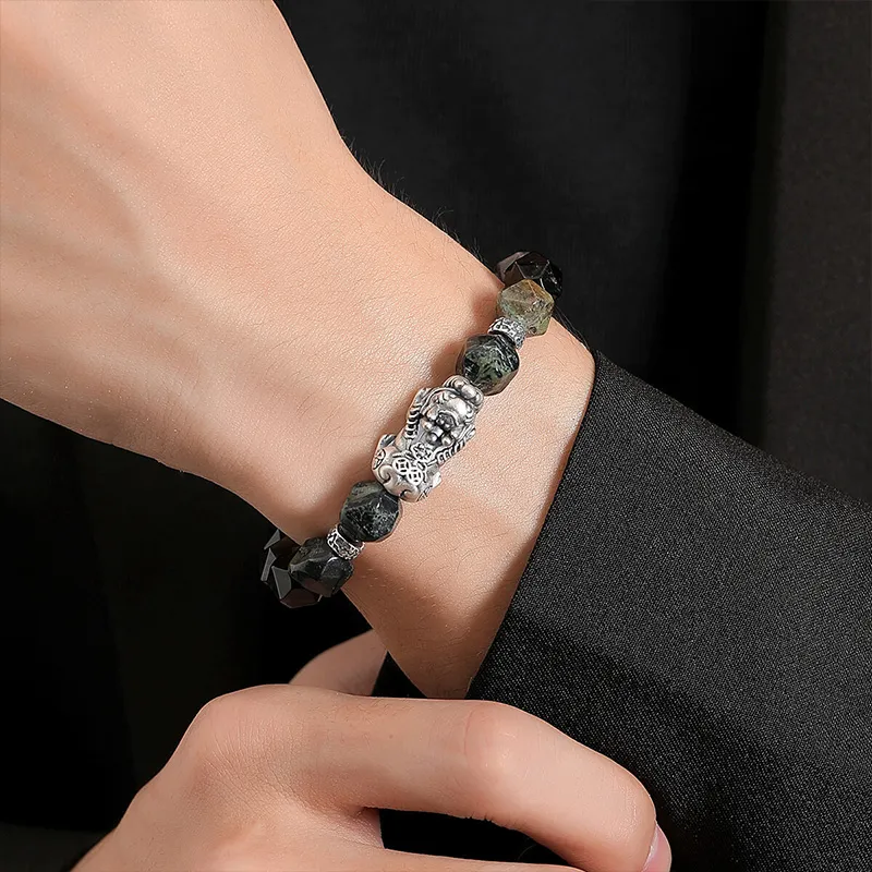 QIDUYINSHI 999 Fine Silver Bracelets Unisex-4