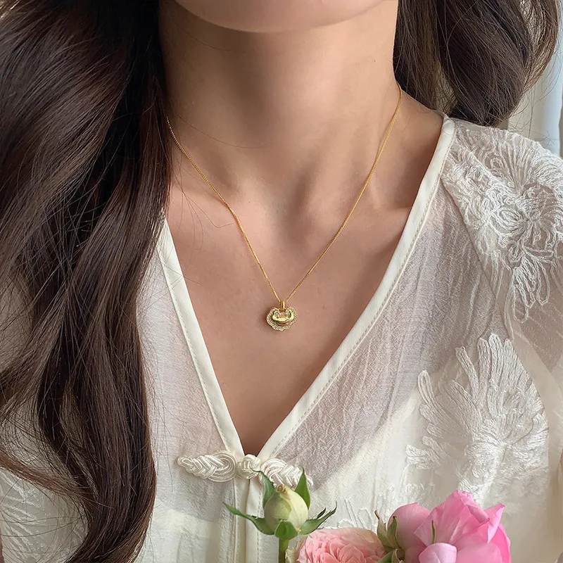 QIDUYINSHI S925 Silver Necklaces Women's-6