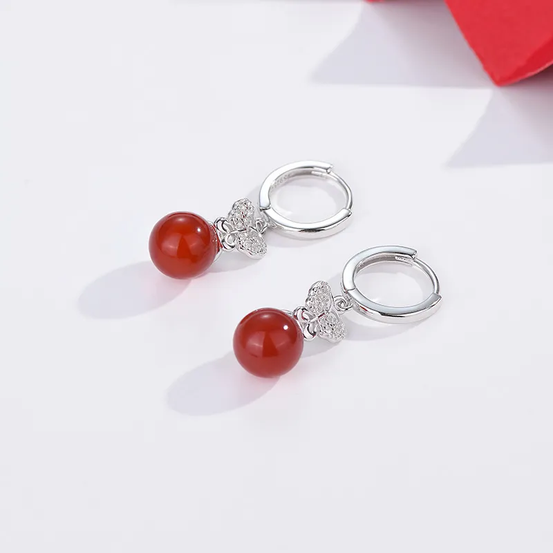 QIDUYINSHI S925 Silver Earrings Women's-3