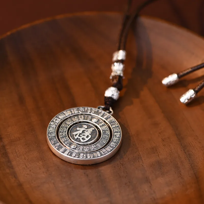 QIDUYINSHI S999 Fine Silver Necklaces Unisex-7