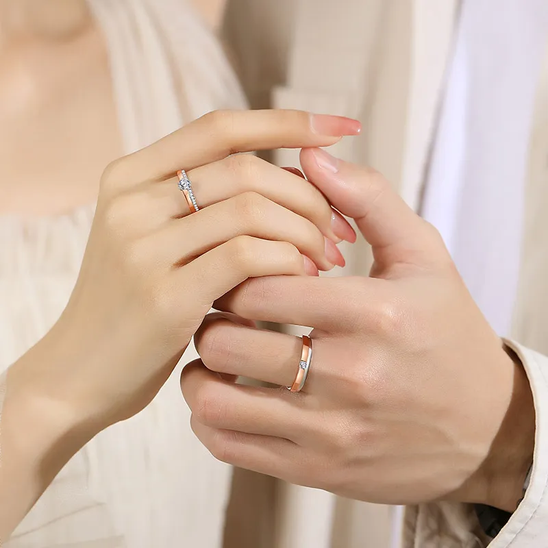 QIDUYINSHI S925 Silver Rings Unisex-5