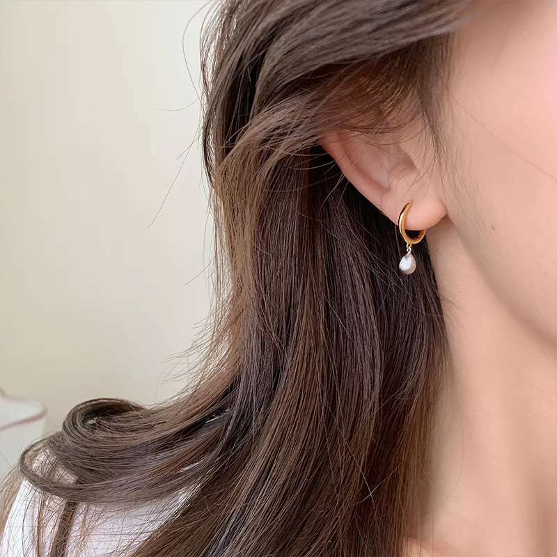 QIDUYINSHI S925 Silver Earrings Women's-6