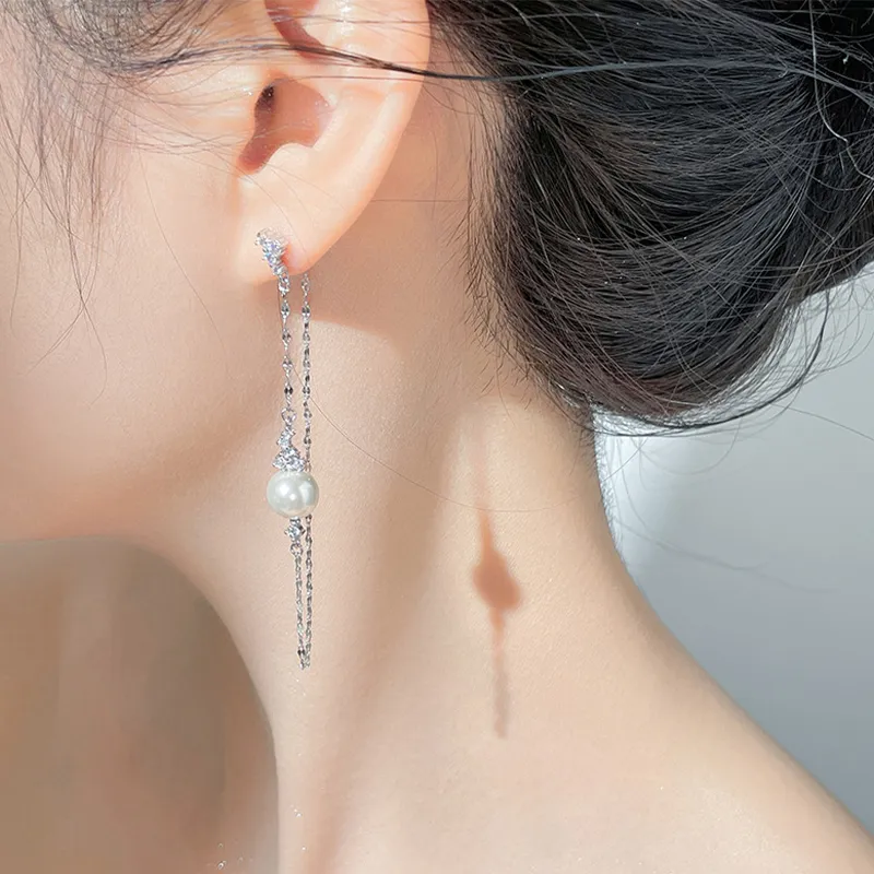 KING TAI FOOK S925 Silver Earrings Women's-3