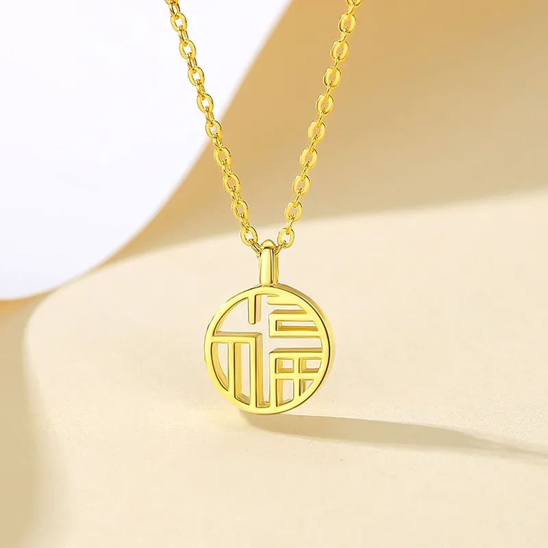 KING TAI FOOK S925 Silver Necklaces Women's-2