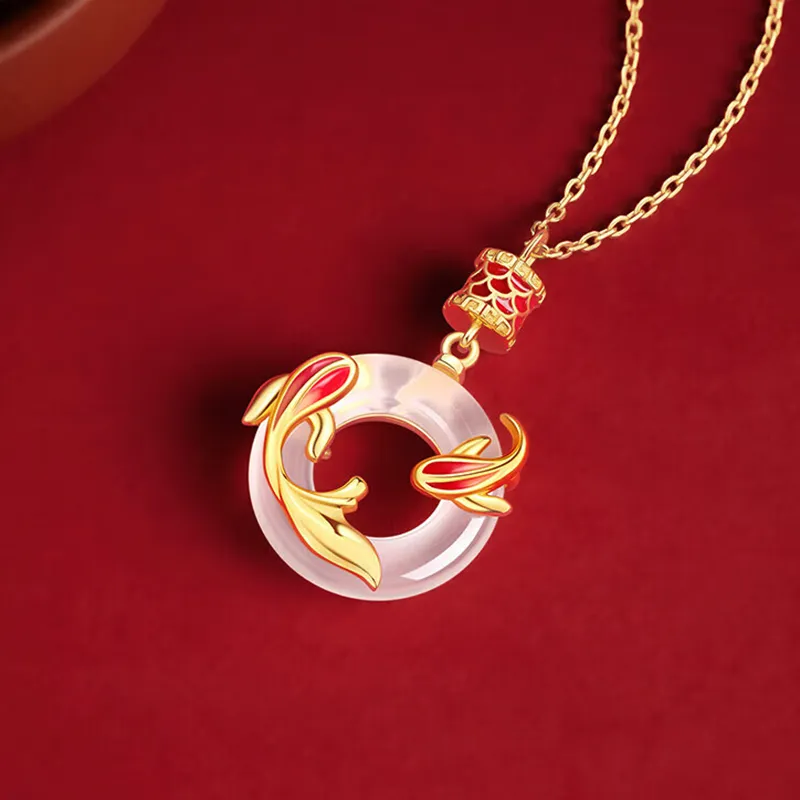 KING TAI FOOK Chalcedony Necklaces Women's-3