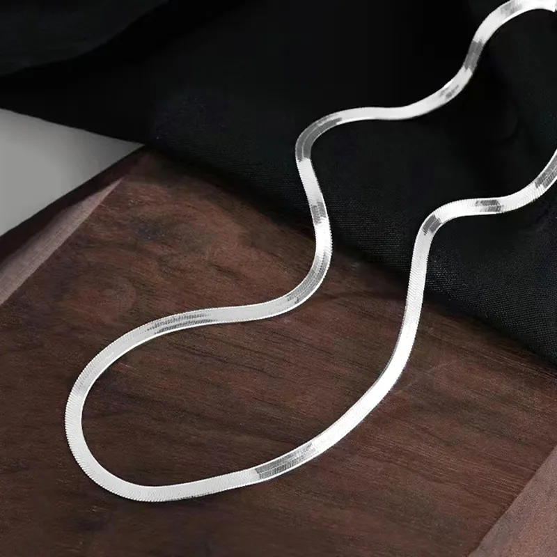 KING TAI FOOK S925 Silver Necklaces Unisex-1