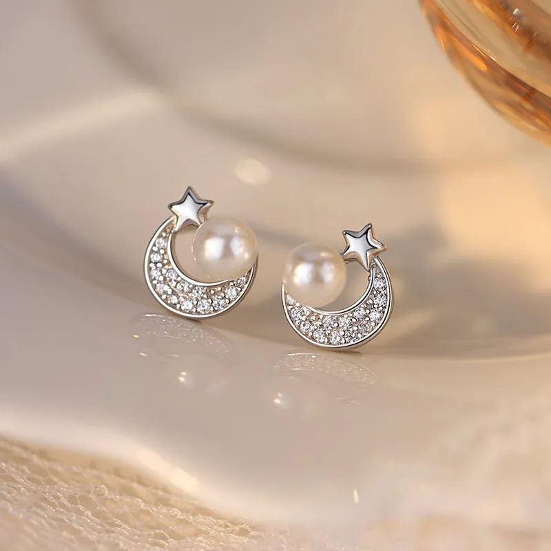 KING TAI FOOK Pearl Stud Earrings Women's-1