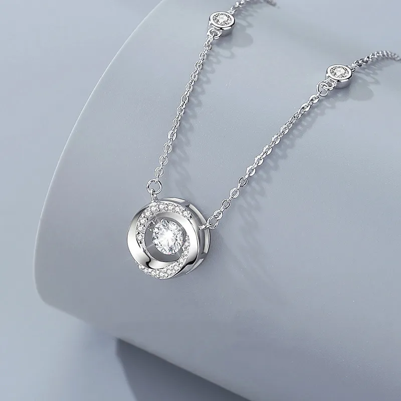 KING TAI FOOK 925 Sterling Silver Necklaces Women's-4
