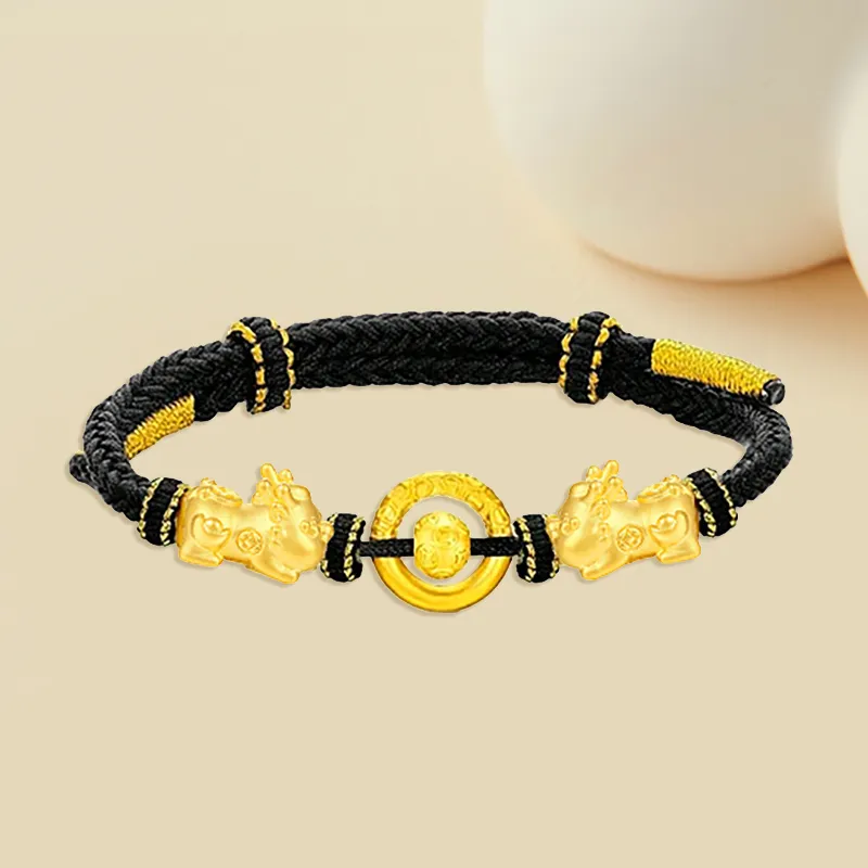 KING TAI FOOK Gold Bracelet Unisex-2