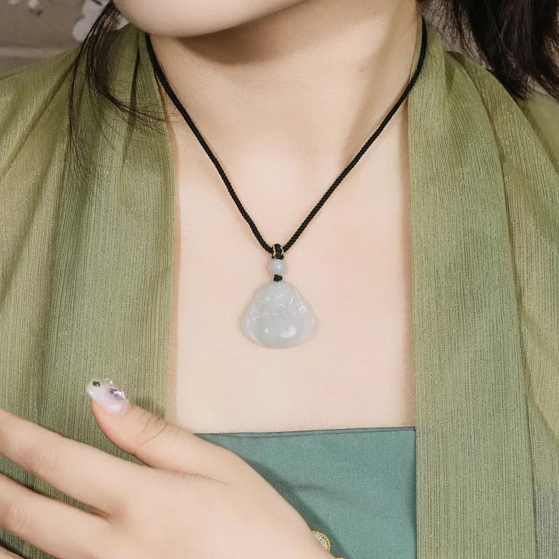 KING TAI FOOK Bean Type Jadeite Necklaces Unisex-1