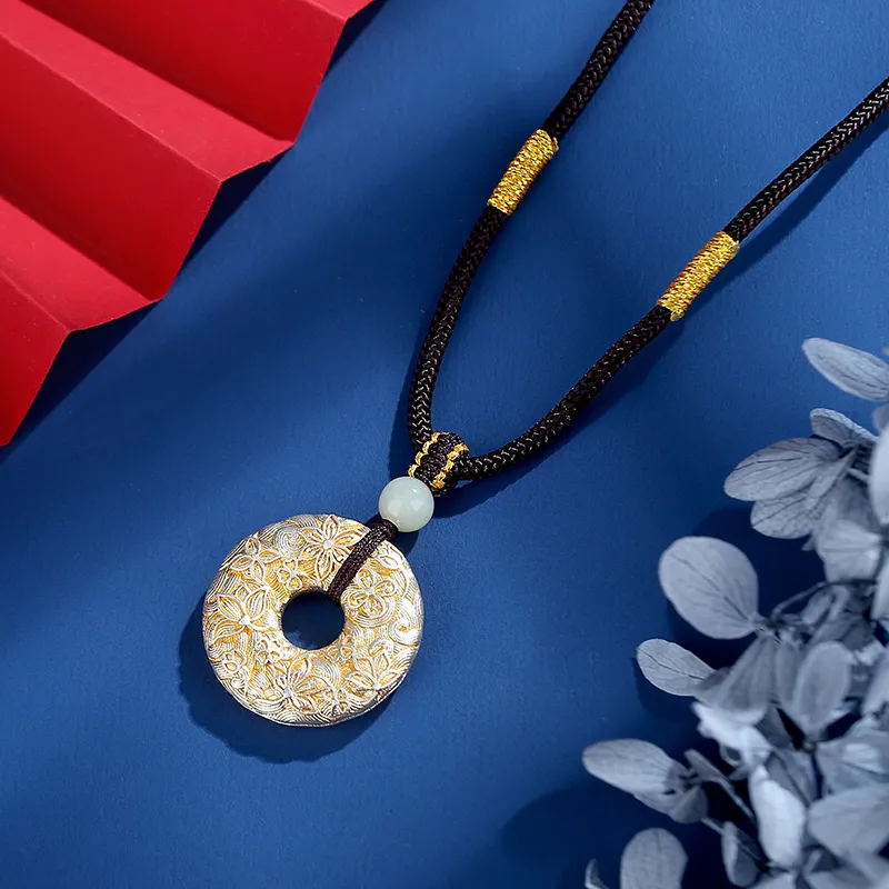 KING TAI FOOK 999 Fine Silver Necklaces Women's-4