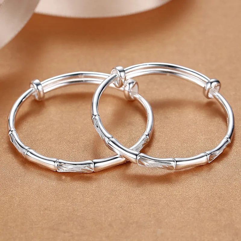 KING TAI FOOK S999 Fine Silver Bangles Unisex-2