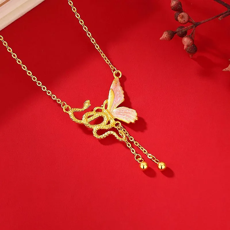 KING TAI FOOK 999 Fine Silver Necklaces Women's-2