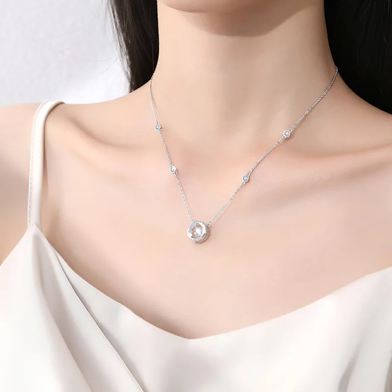 KING TAI FOOK 925 Sterling Silver Necklaces Women's-1