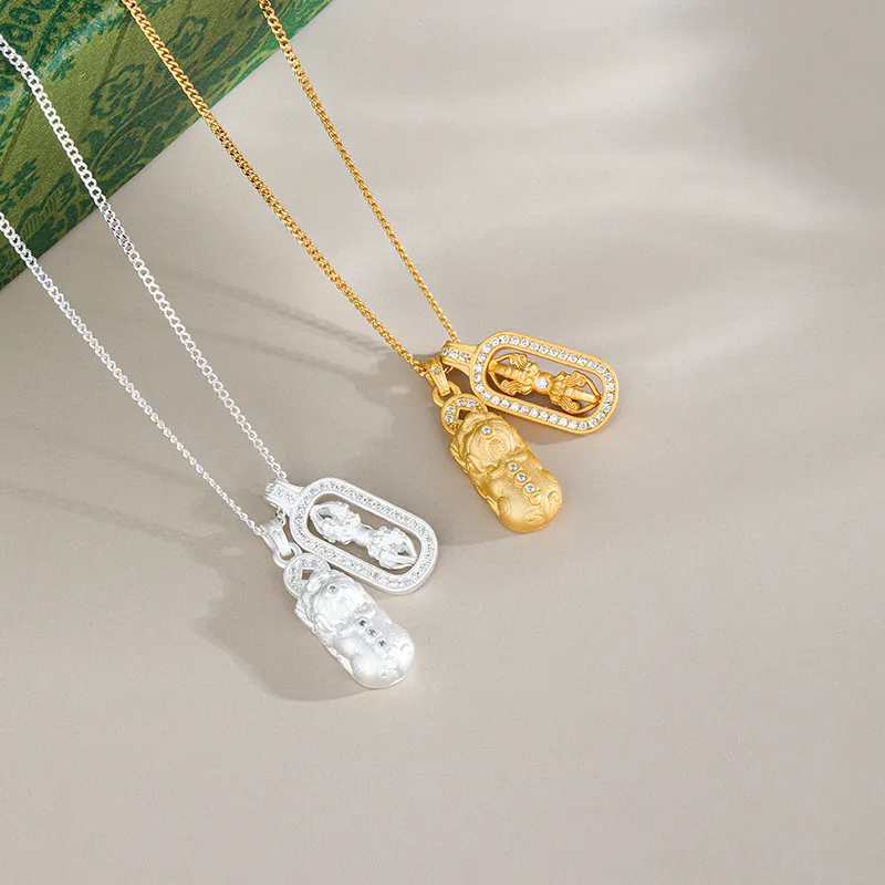 KING TAI FOOK 925 Sterling Silver Necklaces Unisex-3