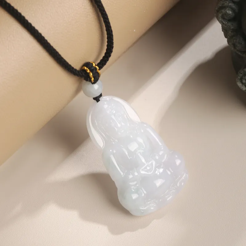 KING TAI FOOK Bean Type Jadeite Necklaces Unisex-3