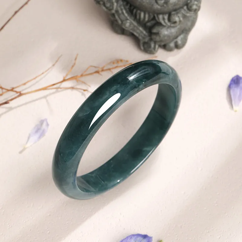 KING TAI FOOK Glutinous Jade Jadeite Bangles Women's-3