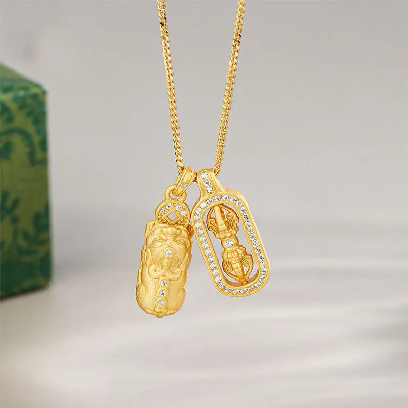 KING TAI FOOK 925 Sterling Silver Necklaces Unisex-2