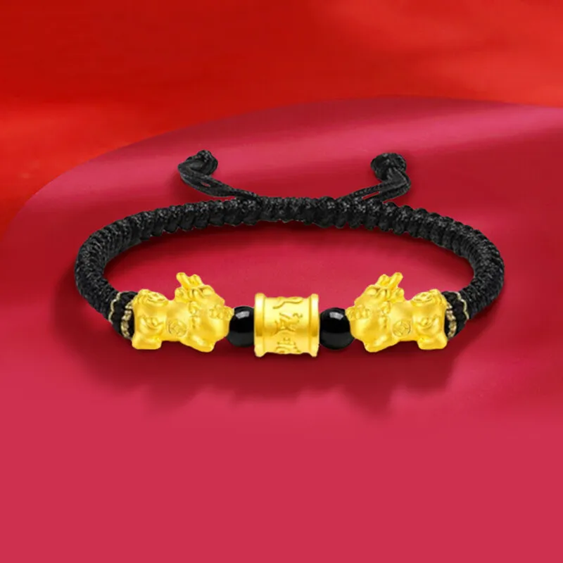 KING TAI FOOK Gold Bracelet Unisex-2