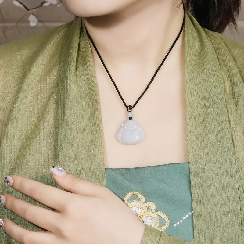 KING TAI FOOK Bean Type Jadeite Necklaces Unisex-4