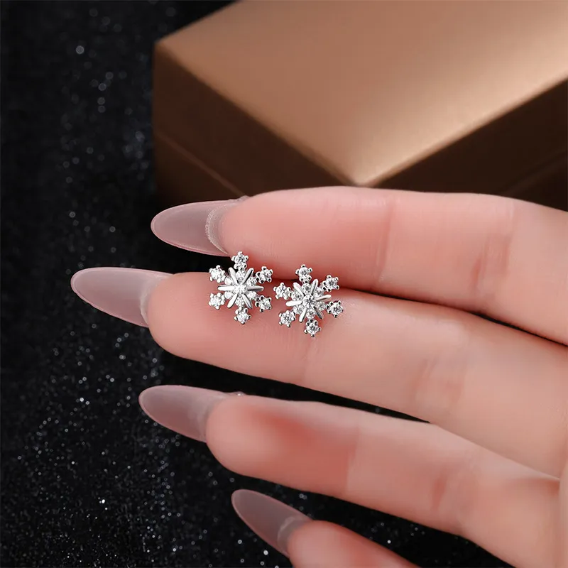 KING TAI FOOK 999 Fine Silver Stud Earrings Women's-5