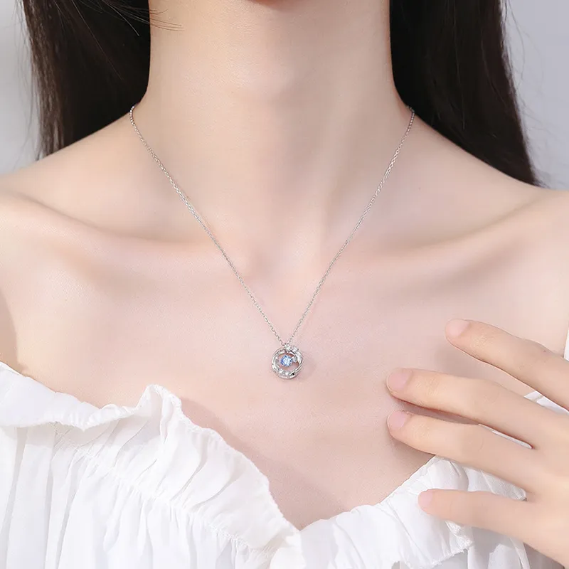 KING TAI FOOK 925 Sterling Silver Necklaces Women's-5