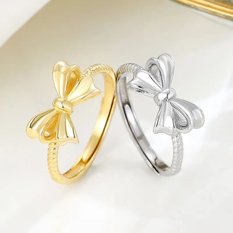 KING TAI FOOK 925 Sterling Silver Rings Women's-4
