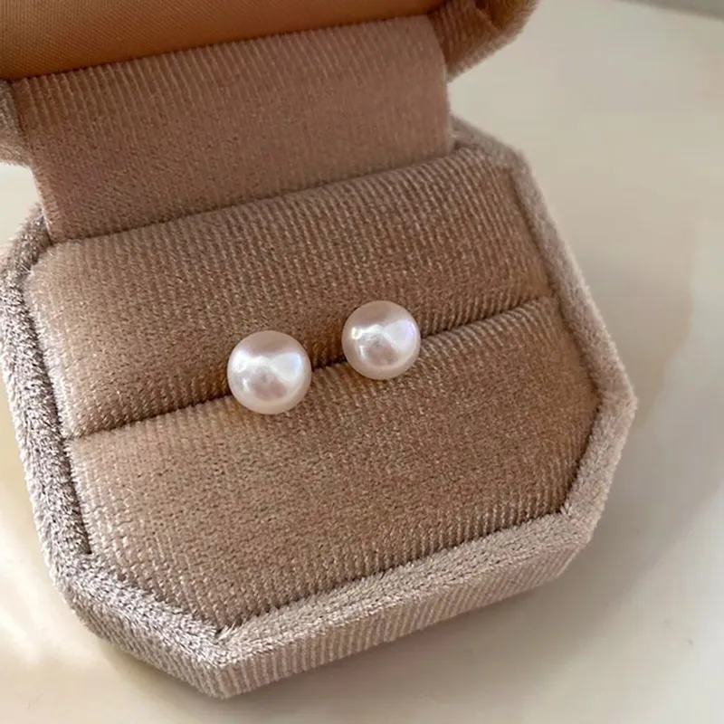KING TAI FOOK Pearl Stud Earrings Women's-3