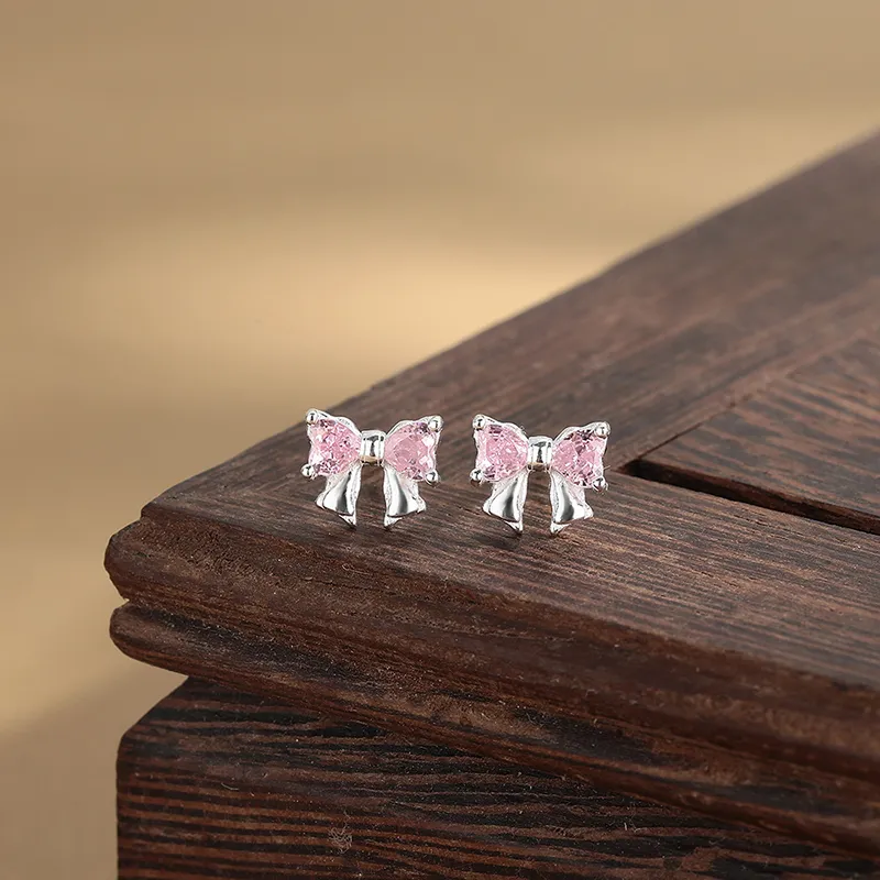 KING TAI FOOK 999 Fine Silver Stud Earrings Women's-7