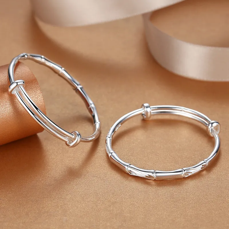 KING TAI FOOK S999 Fine Silver Bangles Unisex-3