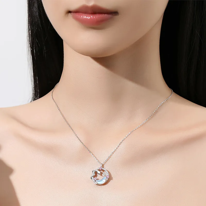 KING TAI FOOK 925 Sterling Silver Necklaces Women's-1