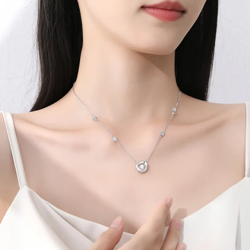 KING TAI FOOK 925 Sterling Silver Necklaces Women's-2
