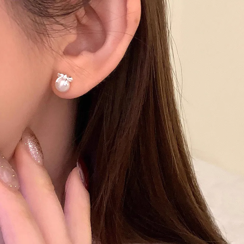 KING TAI FOOK Pearl Stud Earrings Women's-2