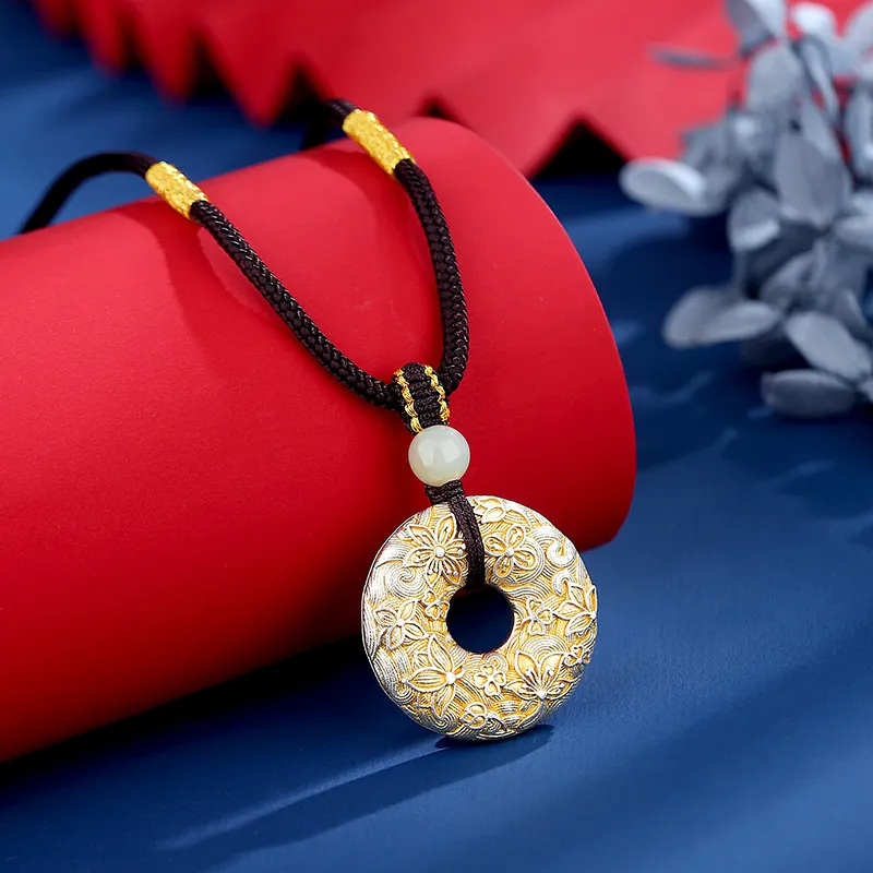 KING TAI FOOK 999 Fine Silver Necklaces Women's-3