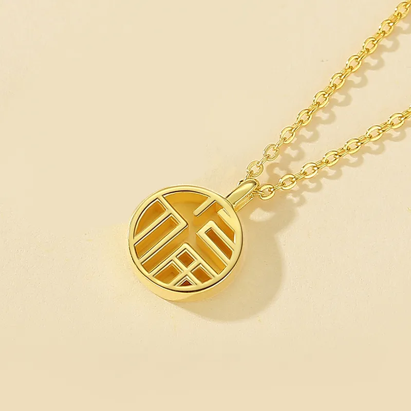 KING TAI FOOK S925 Silver Necklaces Women's-3
