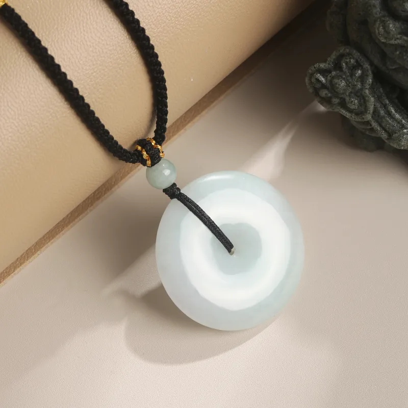 KING TAI FOOK Glutinous Jade Jadeite Necklaces Unisex-8