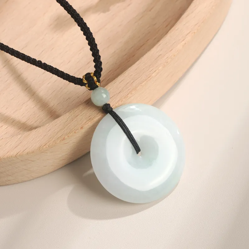 KING TAI FOOK Glutinous Jade Jadeite Necklaces Unisex-9