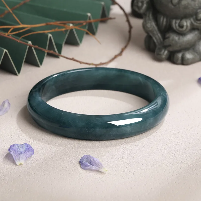 KING TAI FOOK Glutinous Jade Jadeite Bangles Women's-1