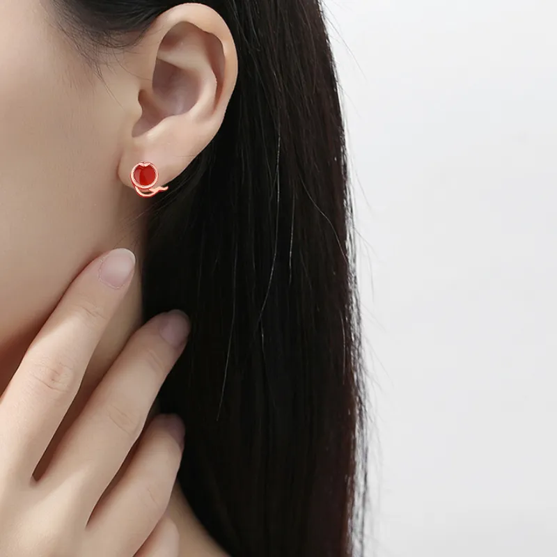 KING TAI FOOK Agate Stud Earrings Women's-4