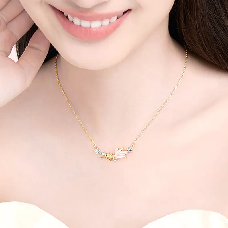 KING TAI FOOK 925 Sterling Silver Necklaces Women's-1