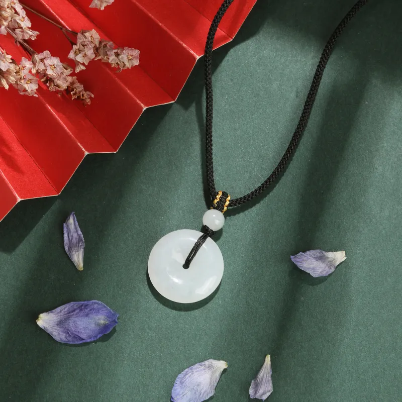 KING TAI FOOK Glutinous Jade Jadeite Necklaces Unisex-4